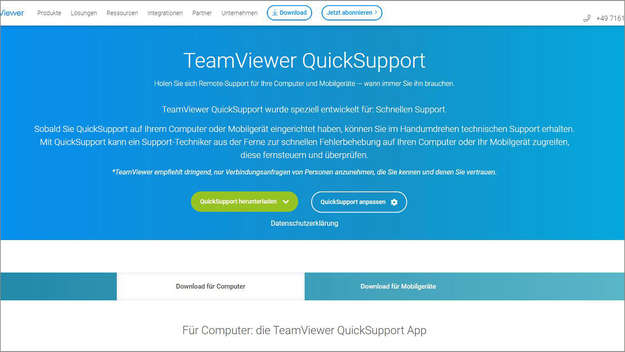 Screenshot Quicksupport