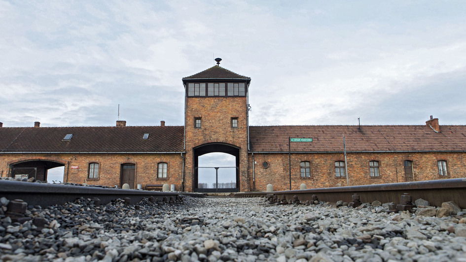 Gleise zum KZ Auschwitz-Birkenau