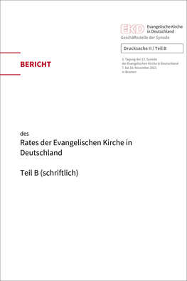 Deckblatt Ratsbericht Synode 2021 Bremen Deckblatt Ratsbericht Synode 2021 Bremen