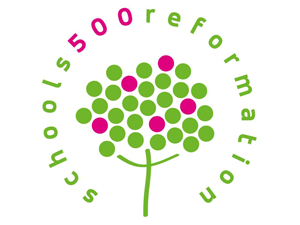 Logo des Reformations-Schulnetzwerkes schools500reformation.net