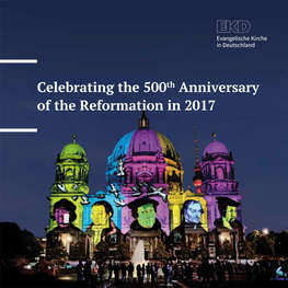 Cover 'Celebrating the 500th Anniversary of the Reformation in 2017'