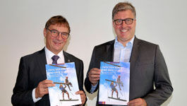 Volker Jung (links), und Axel Hellmann (rechts)