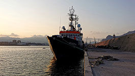 Sea-Watch im Hafen von Palermo