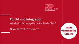 Cover Flucht und Integration - leichte Sprache