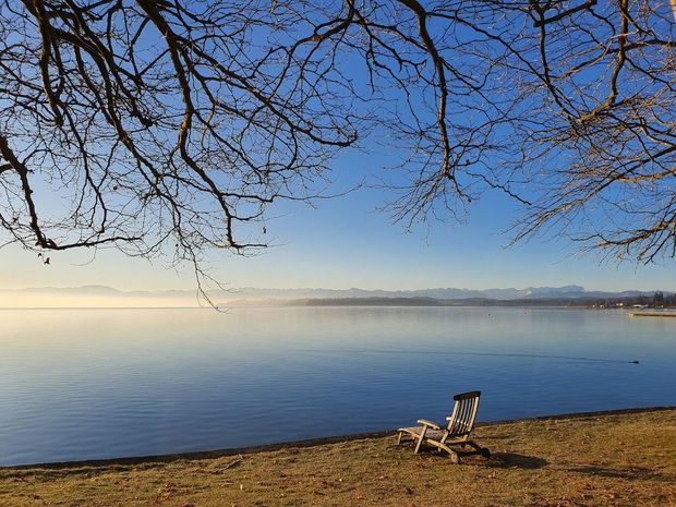Blick auf Starnberger See