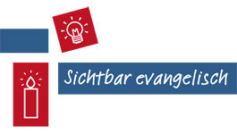 Schriftzug: sichtbar evangelisch