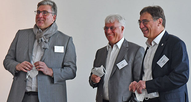 Axel Hellmann, Eugen Eckert, Volker Jung