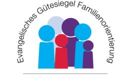 Logo: Ev. Gütesiegel Familienorientierung