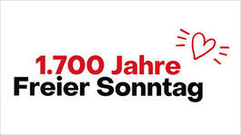 Logo: 1700 Jahre freier Sonntag