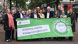 Rat der EKD beim Klimastreik