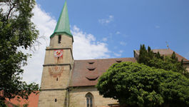 Die mittelalterliche Kirche St. Marien und Christophorus im fränkischen Kalbensteinberg