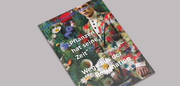 Cover Werkheft Männerarbeit „Pflanzen hat seine Zeit“ (Prediger 3,2) – Wege aus der Resignation