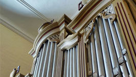Schröther-Orgel in der Dorfkirche Papitz