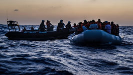 Seenotrettung im Mittelmeer - Schlauchboote