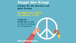 Kundgebung: Stoppt den Krieg!