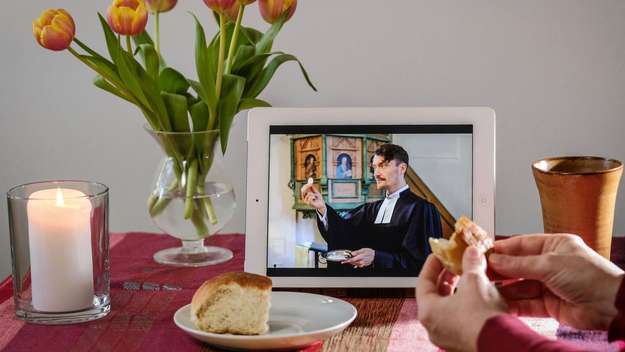 Online-Gottesdienst mit Abendmahl