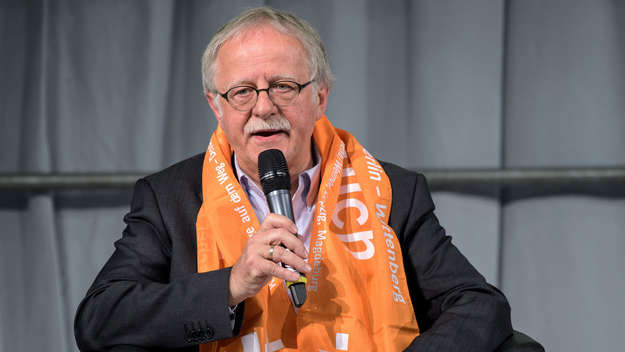 Hans Leyendecker auf dem Kirchentag 2017