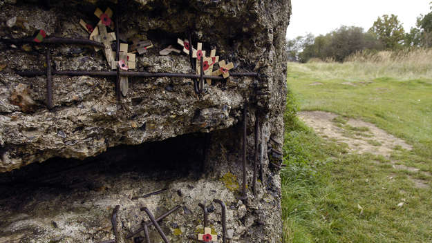 Gedenkstätte auf ehemaligem Schlachtfeld bei Ypern