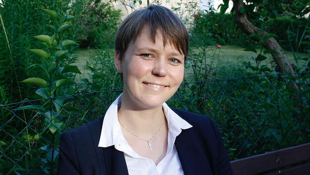 die Offenbacher Pfarrerin Irmela Büttner