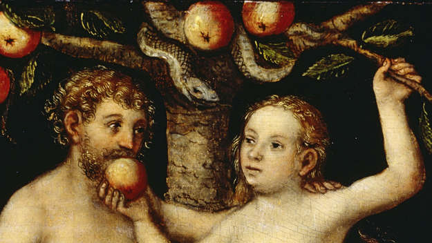 Gemälde  „Adam und Eva“ von Lucas Cranach dem Älteren
