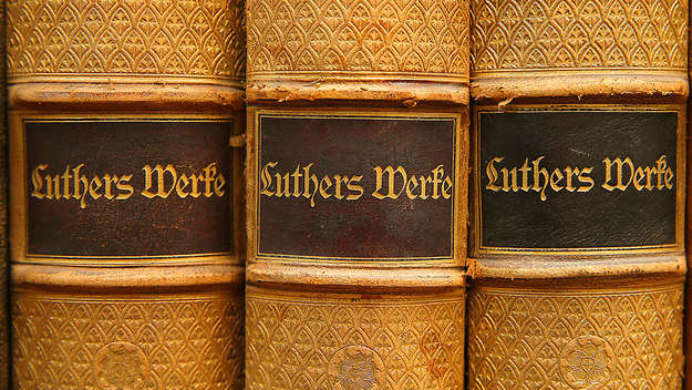 Buchrücken: Luthers Werke