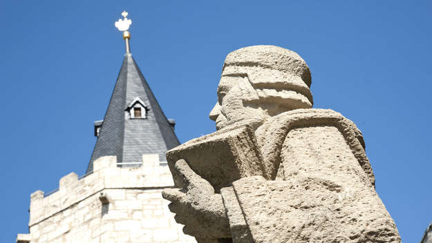 Das Thomas-Müntzer-Denkmal in Mühlhausen