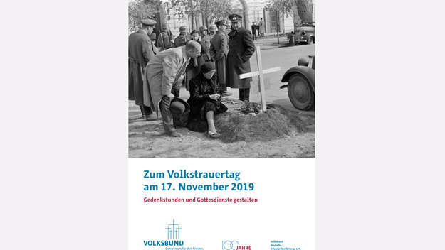 Cover der Handreichung 'Volkstrauertag 2019' vom Volksbund Deutscher Kriegsgräberfürsorge