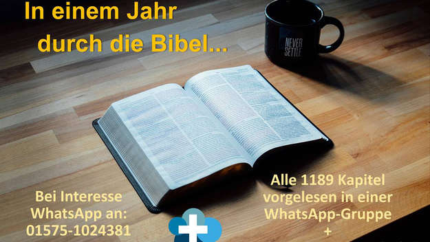 Info-Bild zur Aktion 'In einem Jahr durch die Bibel...'