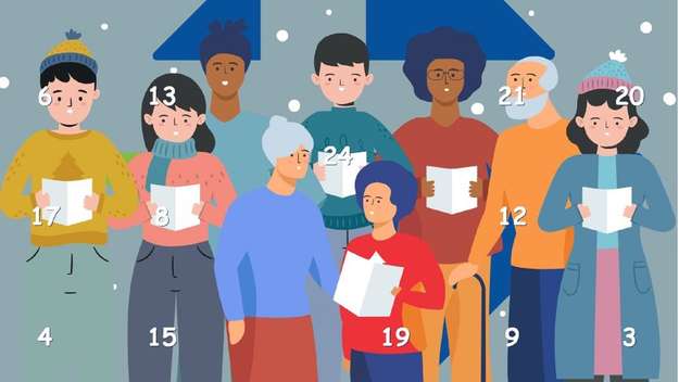 Titelansicht 'Der Singende Adventskalender'