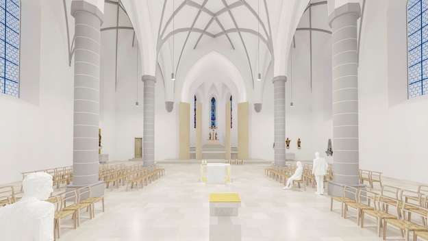 Die Ausstellung 'Kirche Raum Gegenwart' der Deutschen Gesellschaft für Christliche Kunst in München