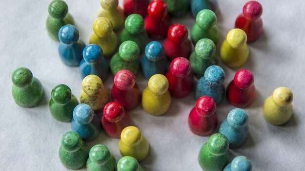 farbige Spielfiguren