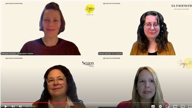 Screenshot Q&A - Video Netzwerk Kasualagenturen