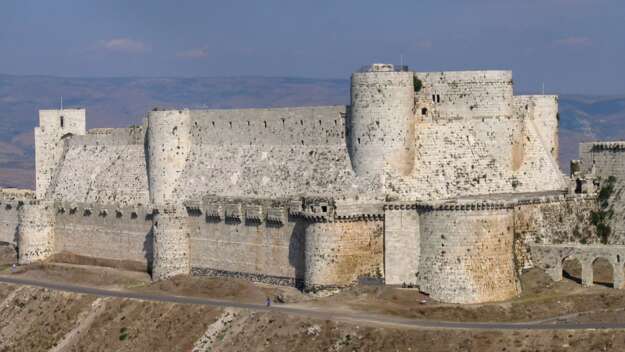 Der Krak des Chevaliers in Syrien