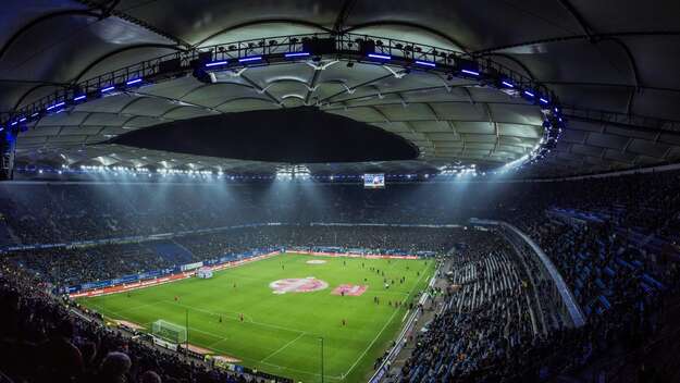Fußballstadion in Hamburg