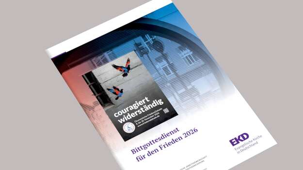 Cover der Broschüre Bittgottesdienst für den Frieden 2026