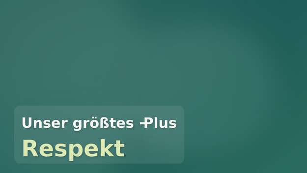Cover Unser Größtes Plus – Respekt