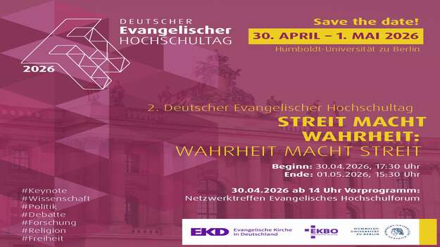 Plakat Deutscher Evangelischer Hochschultag 2026