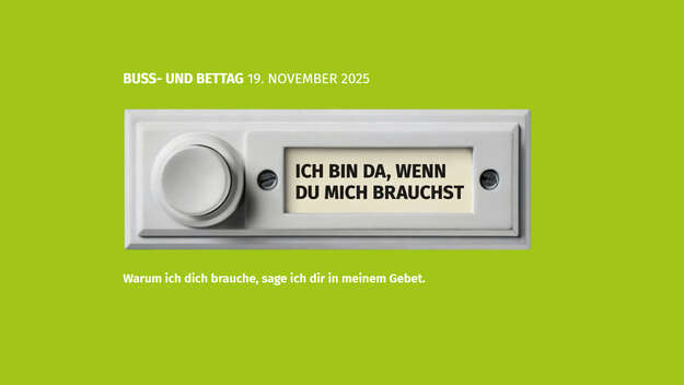 Kampagnenbanner Buß- und Bettag 2025