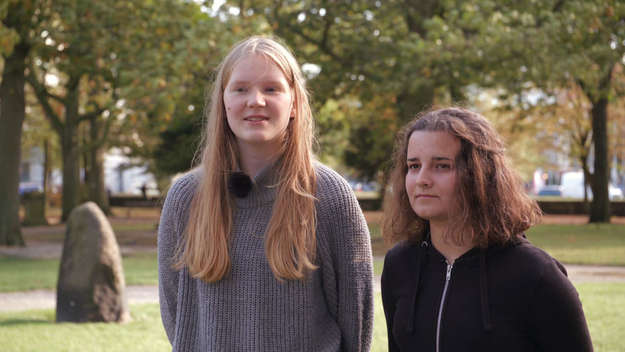 FriedensGesichter - Theresa Krapf und Samira Enrica