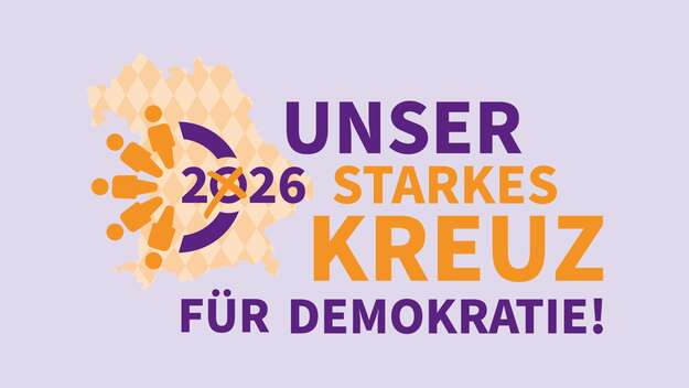 Logo Unser starkes Kreuz fuer Demokratie