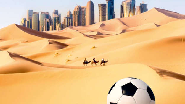 Cover der Arbeitshilfe zur WM in Katar