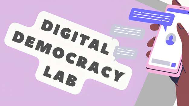 Logo Digital Democracy Lab nutzbar auch für Kirchengemeinden