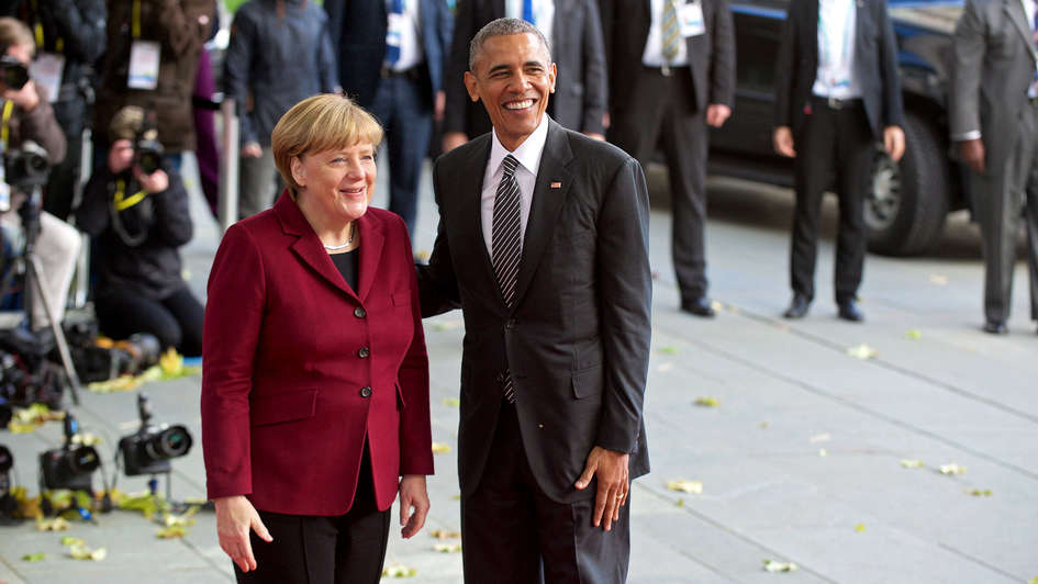 Obama und Merkel