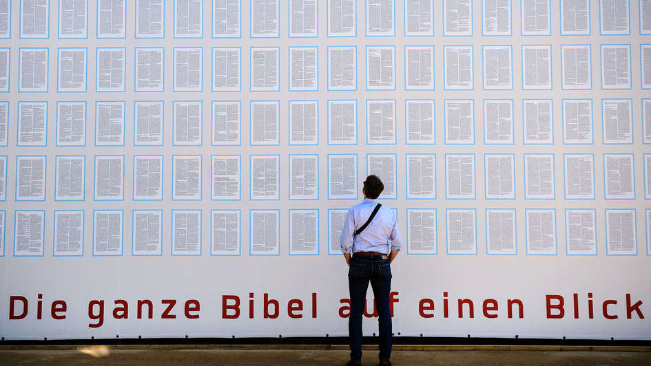 Bibel-Aussichtsturm in Wittenberg
