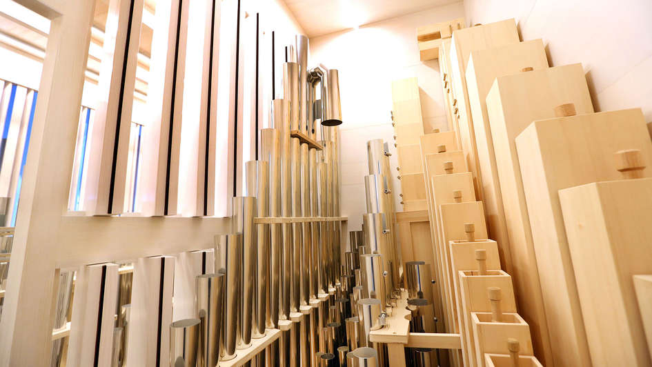Die neue Orgel in der Martinskirche in Kassel