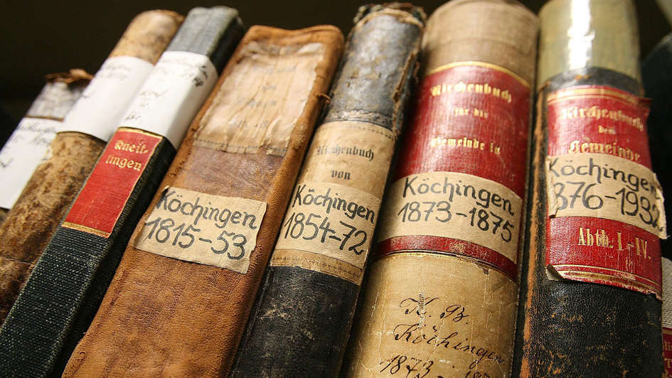 Kirchenbücher im Archiv Wolfenbüttel