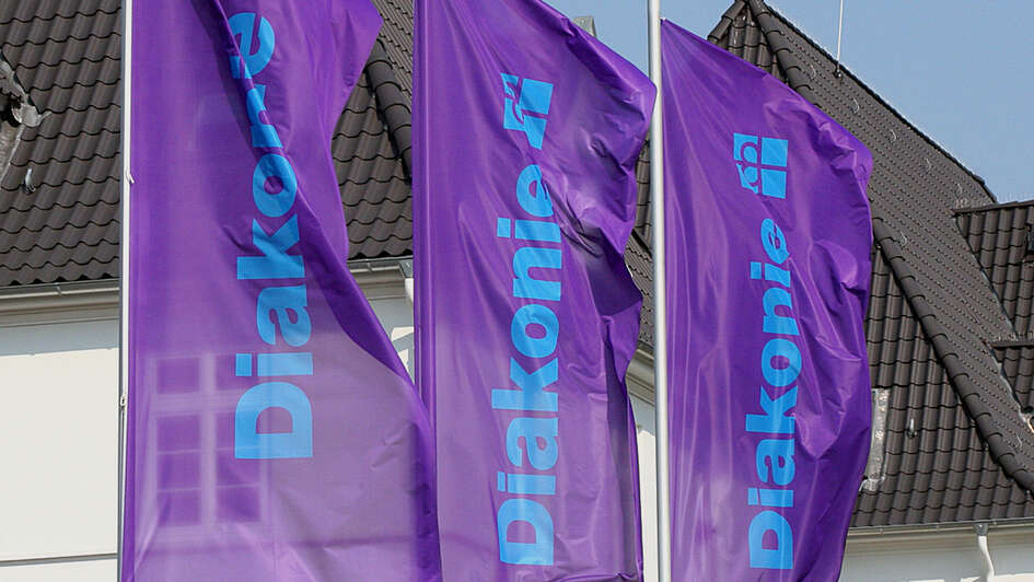 Fahne der Diakonie Deutschland Fahne der Diakonie Deutschland