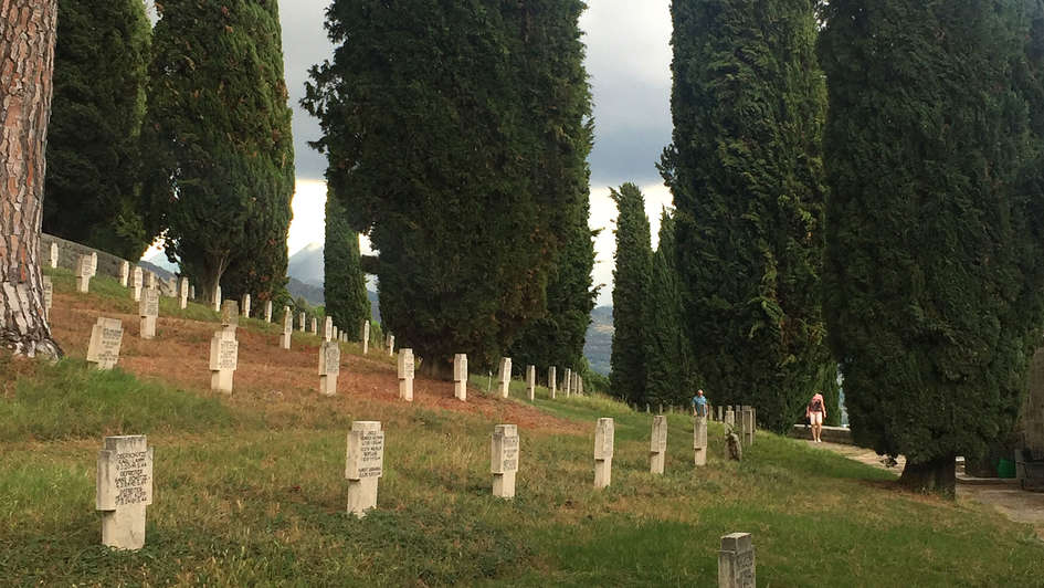 Soldatenfriedhof in Italien