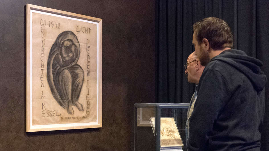 Bild der „Stalingrad-Madonna“ von Kurt Reuber Bild der „Stalingrad-Madonna“ von Kurt Reuber