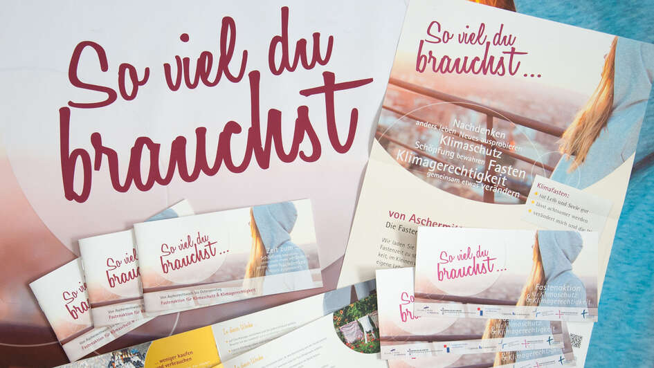 Logo zur Klimafasten-Aktion 2018 „So viel du brauchst“ Logo zur Klimafasten-Aktion 2018 „So viel du brauchst“